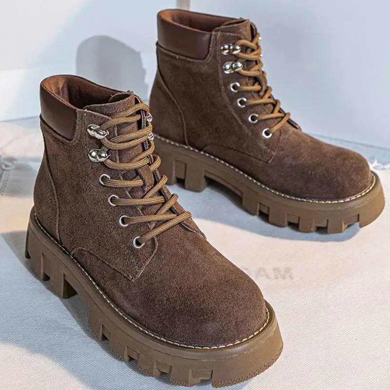 Retro Loose Casual Outdoor Boots-9