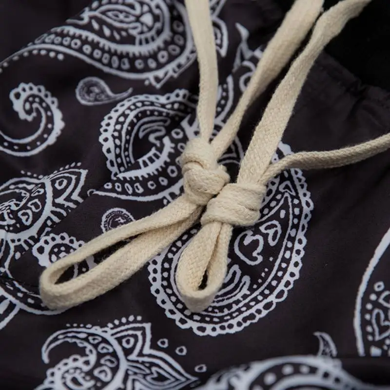 Retro Trendy Blended Synthetic Fabrics Casual Shorts-4