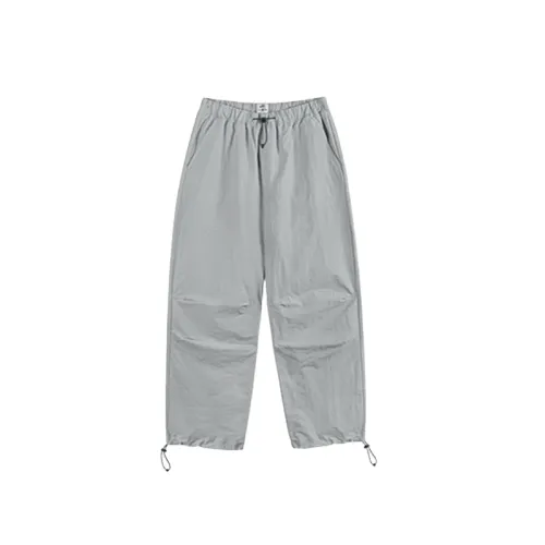 Loose Fitting Tapered Elastic Sports Blu Pants