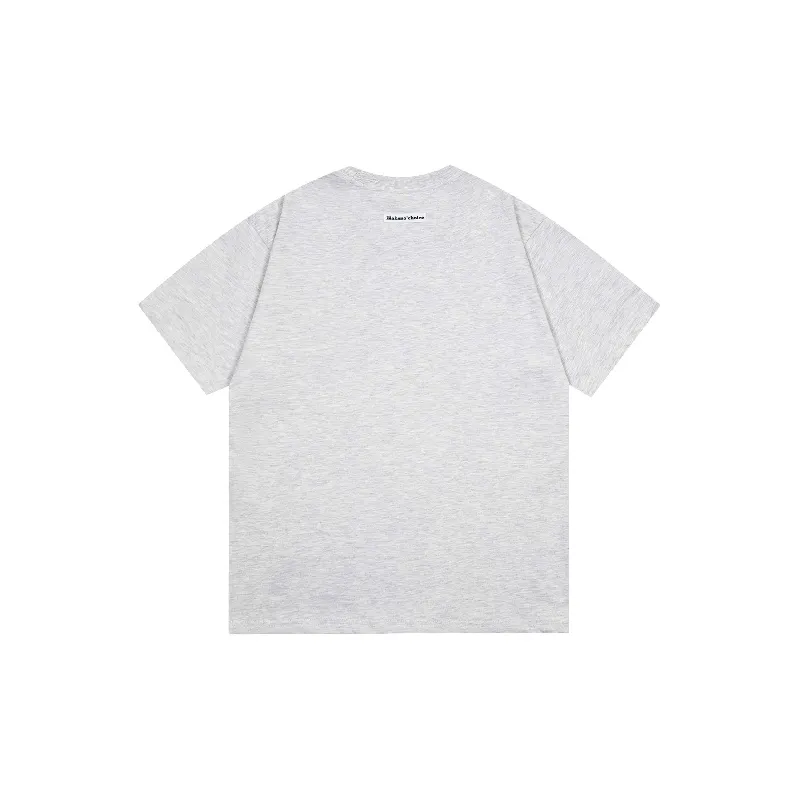 Simple Loose 100% Cotton T Shirt-7