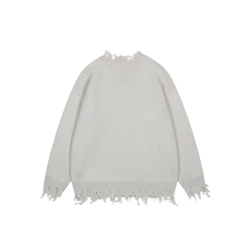 Retro Ripped Sweater-3