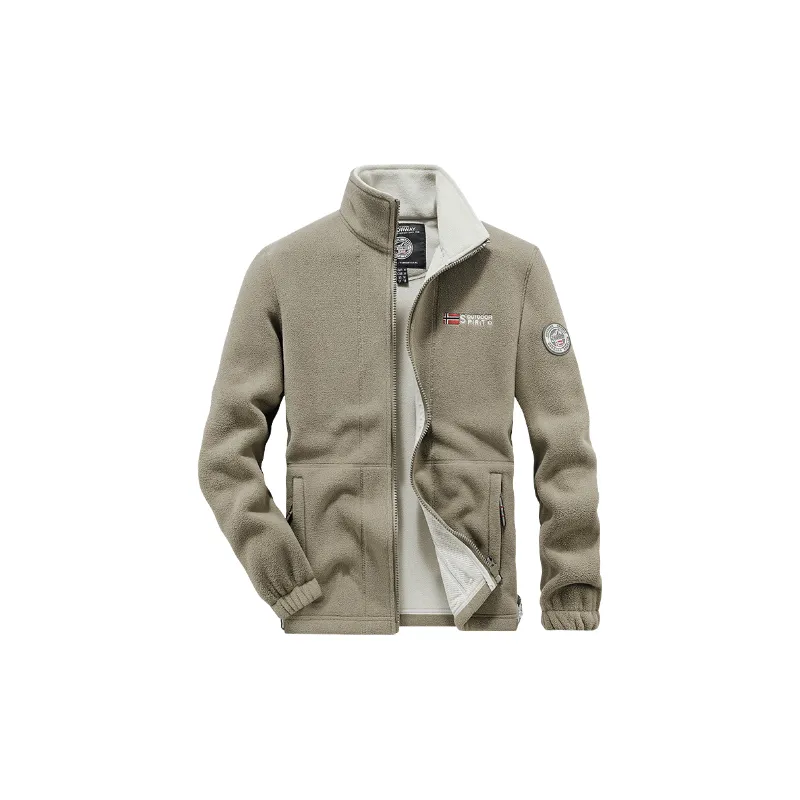 Simple Basics Blended Synthetic Fabrics Jacket-6