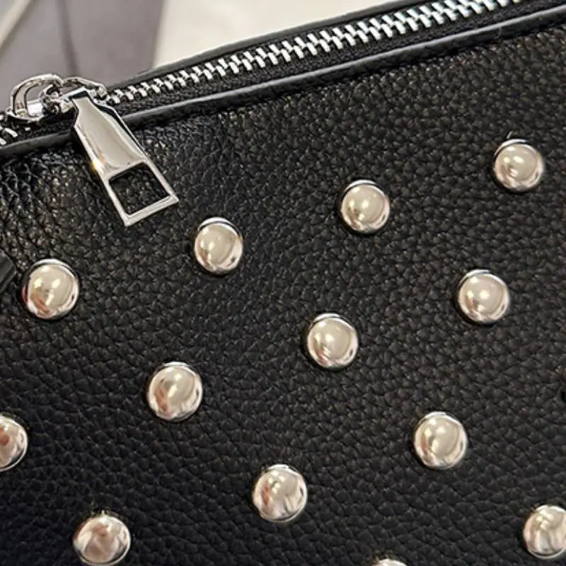 Punk Zipper Shoulder Bag-7