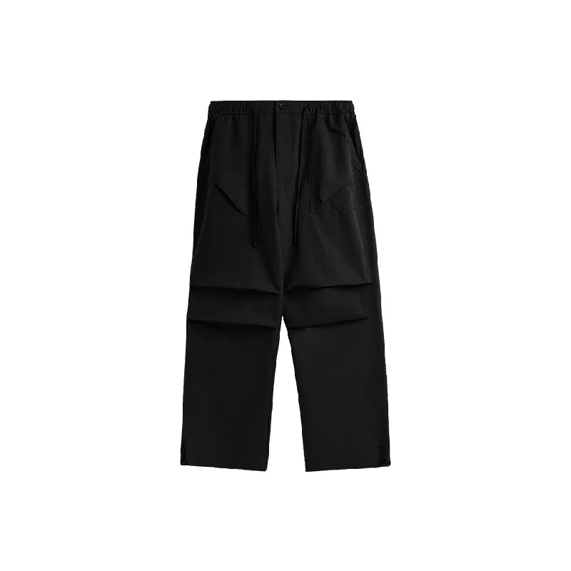 Fashion Washed Cotton Casual Pants-0