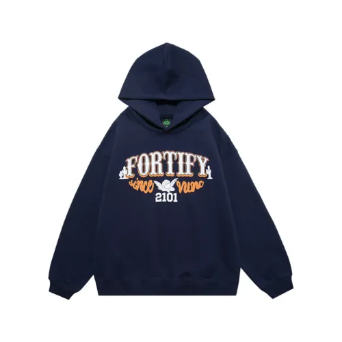 Fleece-lined Thickened Letter Hoodie