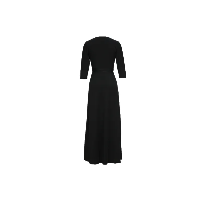 Simple Plain Milk Fiber Dress Women-2