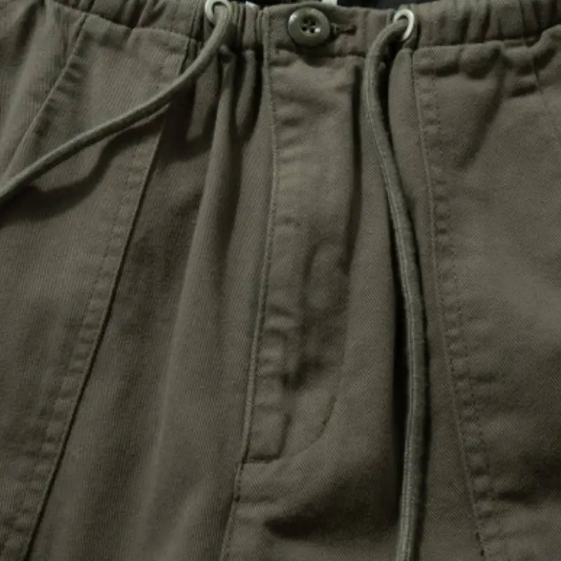 Retro Casual Cargo Pants-6