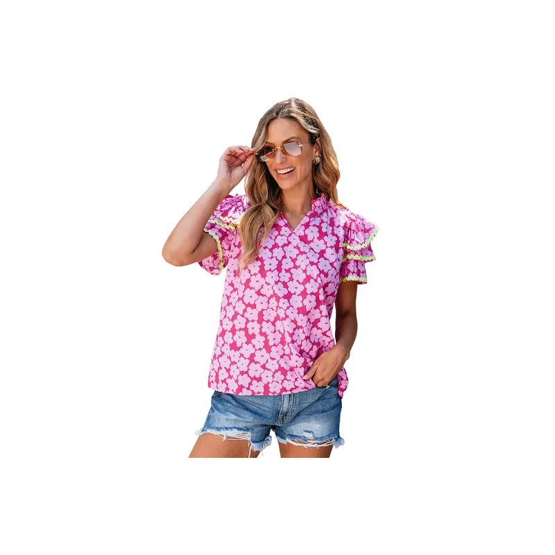 Casual Fashion Chiffon Shirt-0