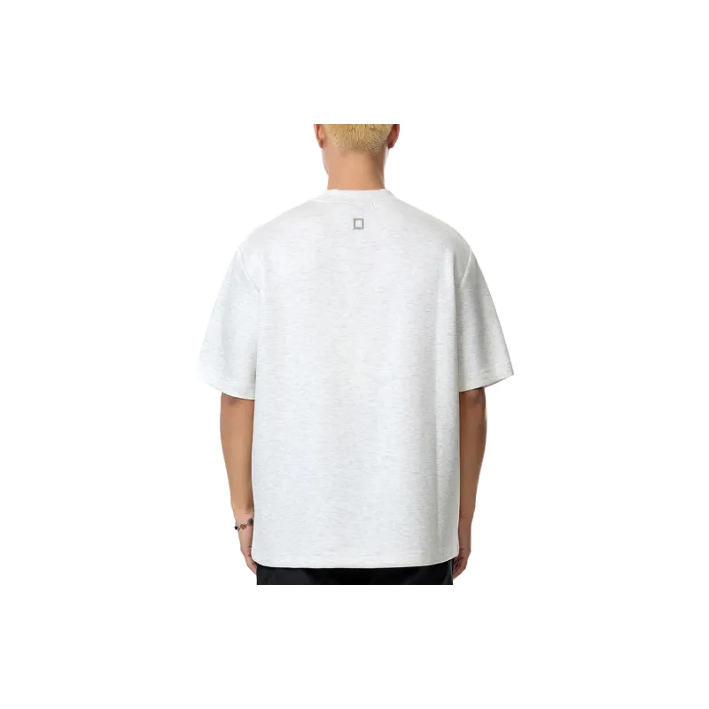 Casual Loose Blended Synthetic Fabrics T Shirt-3