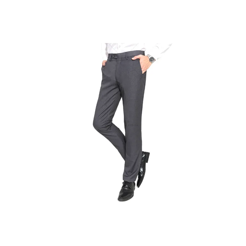 Casual Business Serge Suit Trousers Man-4