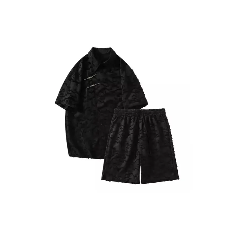 Trendy Shirt And Casual Shorts Set-4