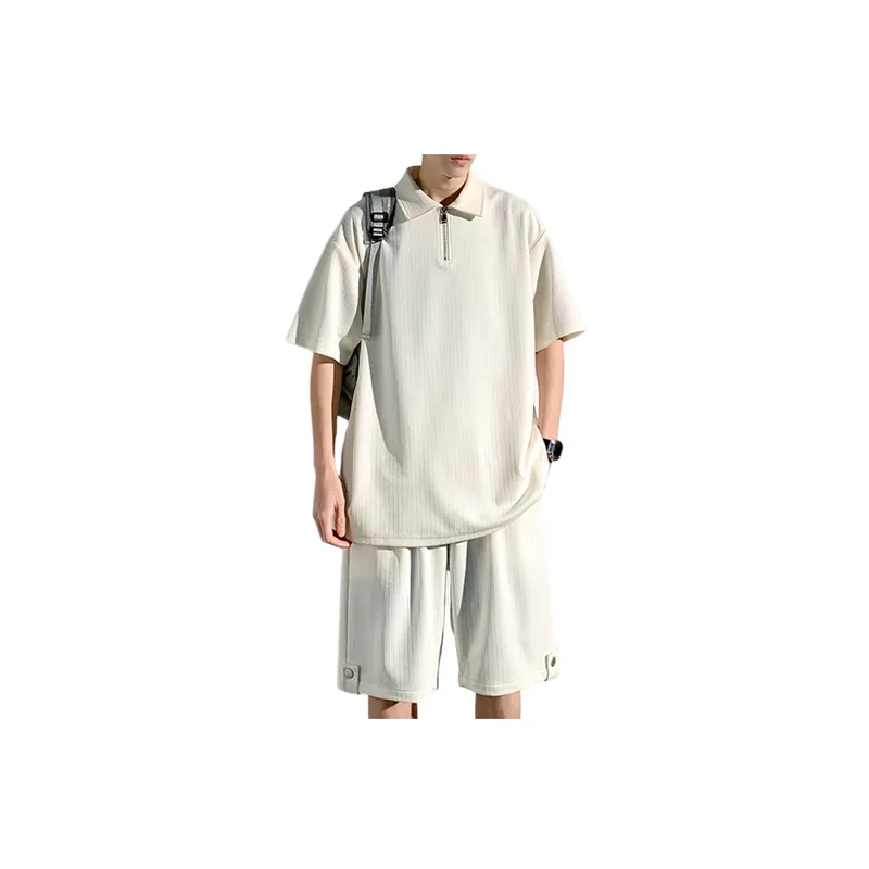 Casual Versatile Comfortable Style Polo Suit-3