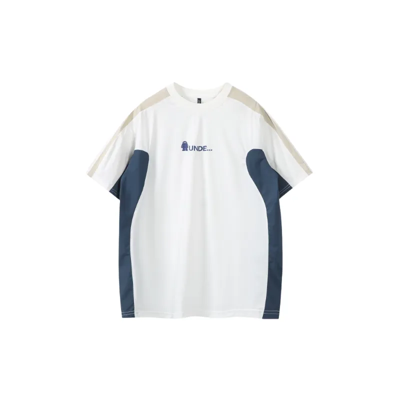 Sporty Retro Nylon T Shirt Unisex-0