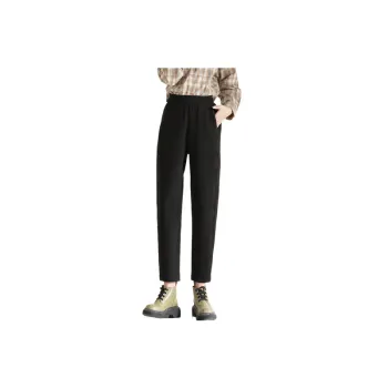 Simple Breathable Polyester Casual Pants Women