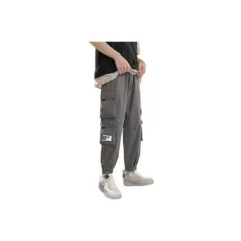 Cropped Fashionable Loose Bow legged Casual Pants