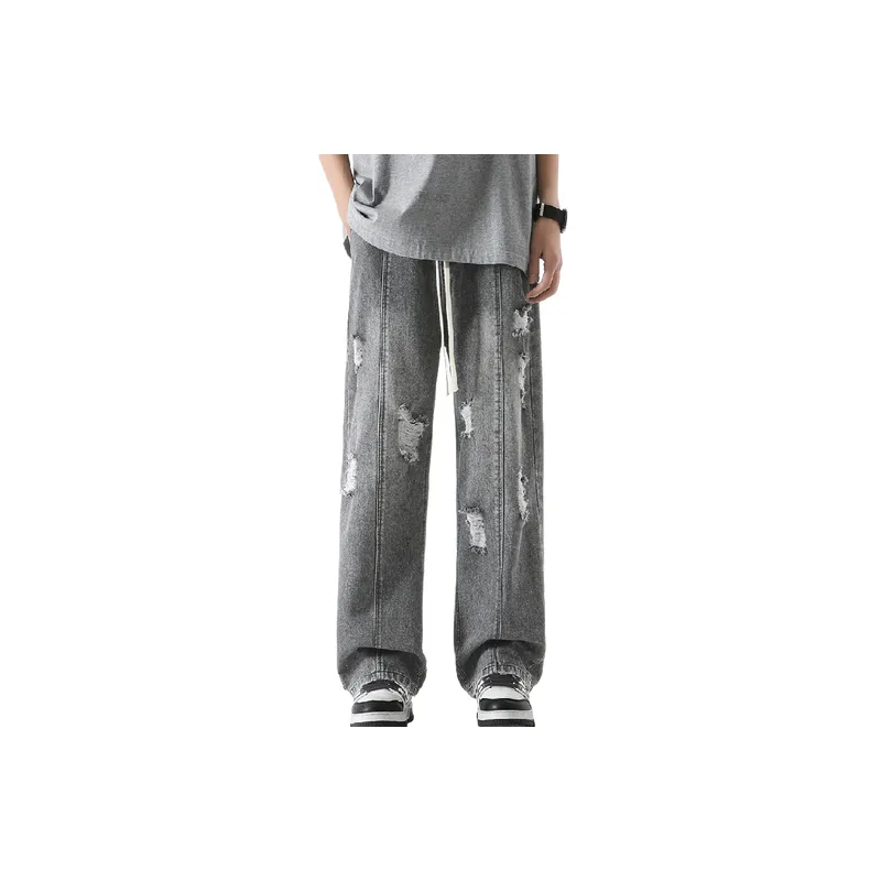 Loose Straight Leg Jeans-1