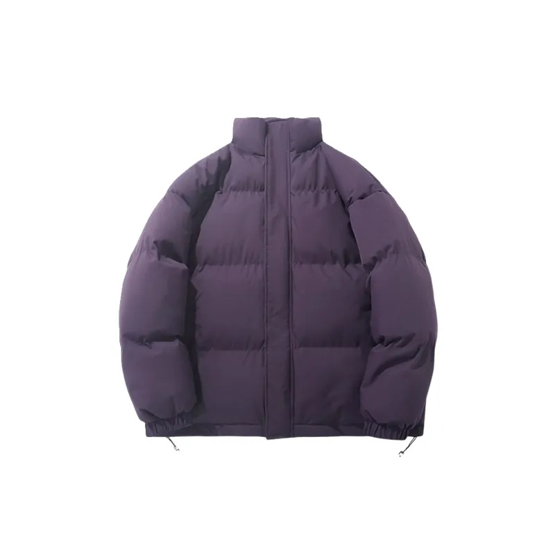 Simple Loose Polyester Quilted Jacket-4