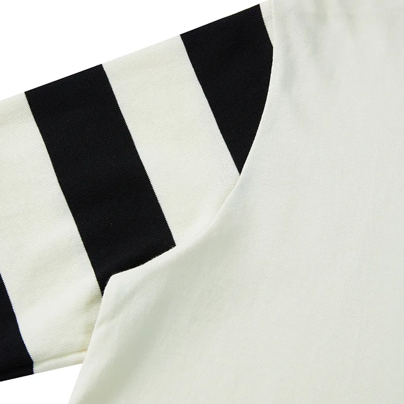 Casual Striped Cotton T Shirt-2