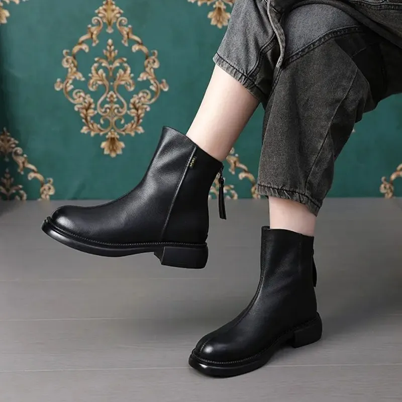 Retro Plain Chelsea Boot-2