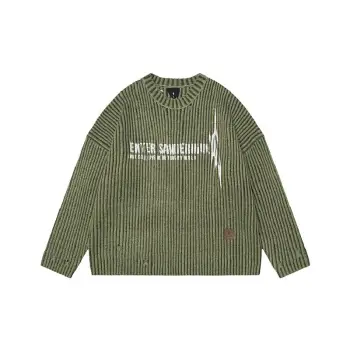 Retro Distress Sweater