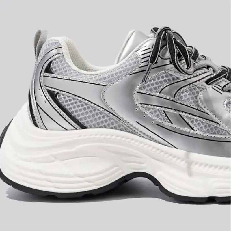 Retro Breathable Chunky Sneakers-3