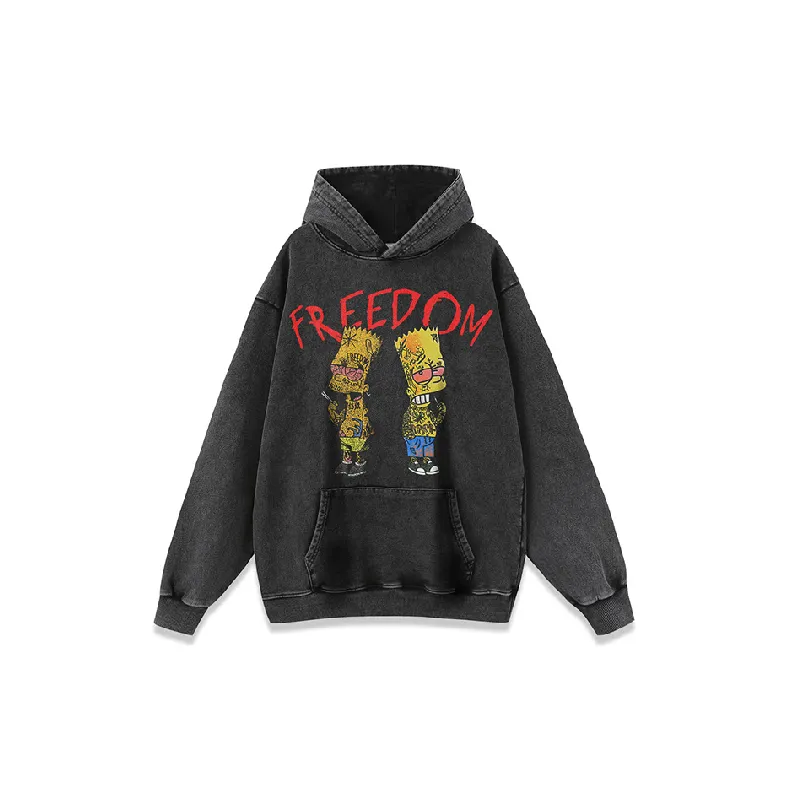 Fashionable Loose Long Sleeve Sweatshirt-0