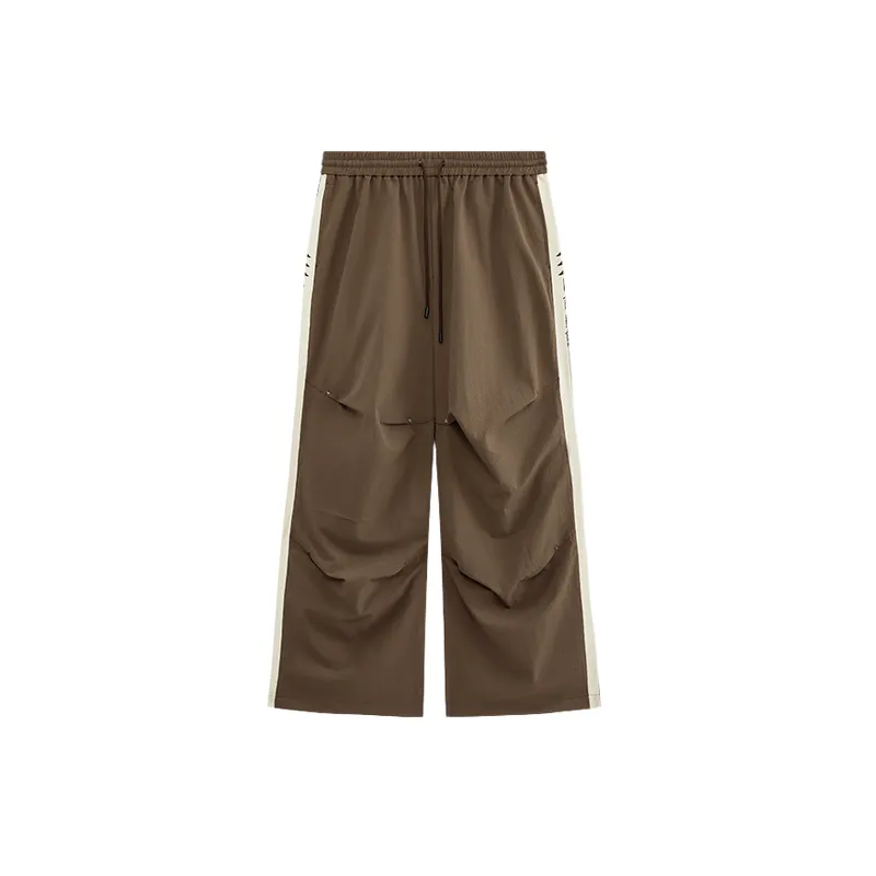 Casual Striped Blended Synthetic Fabrics Sports Pants-0