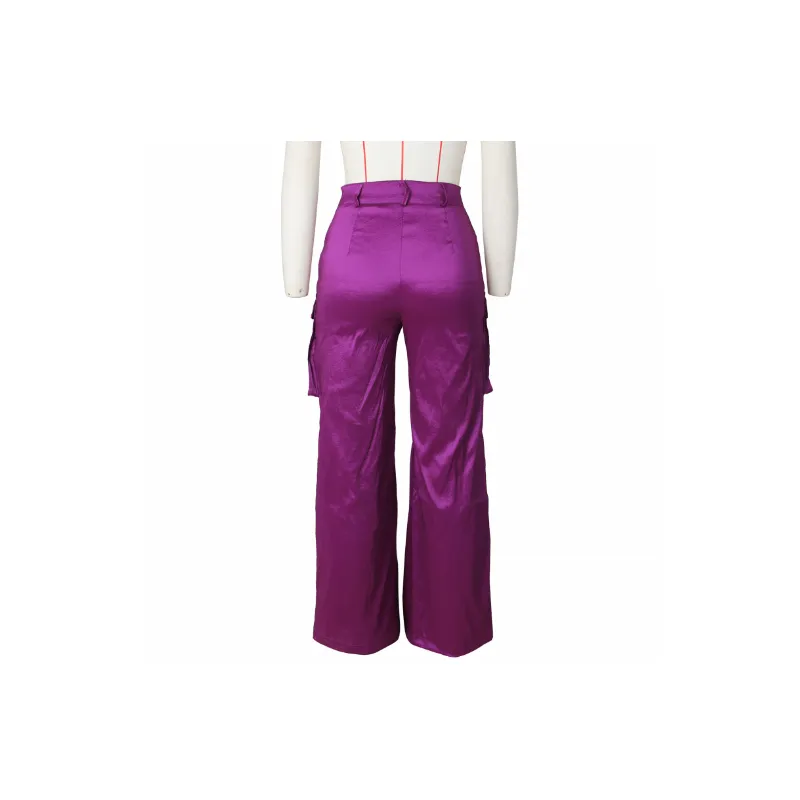 Casual Fashionable Loose Cargo Pants-7