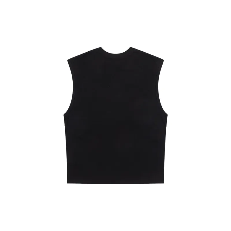 English Letters Printed Casual Strapless Undershirt-1
