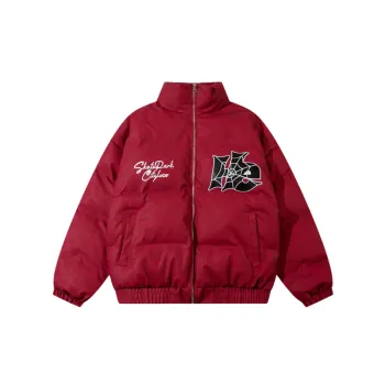 Spider Embroidered Collar Thickened Cotton padded Jacket