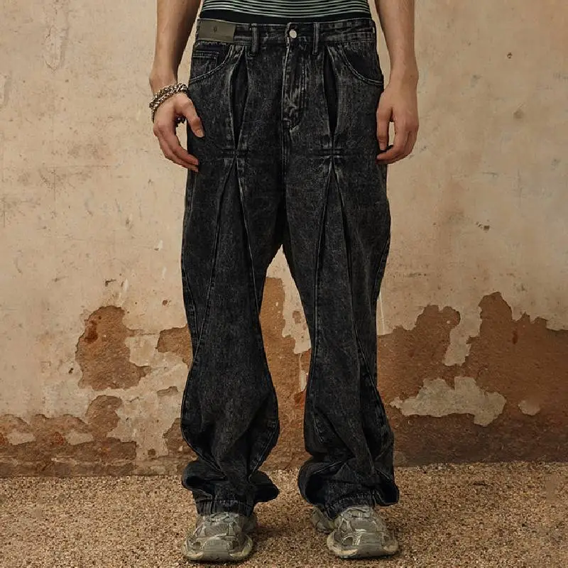 Simple Loose Jeans-2