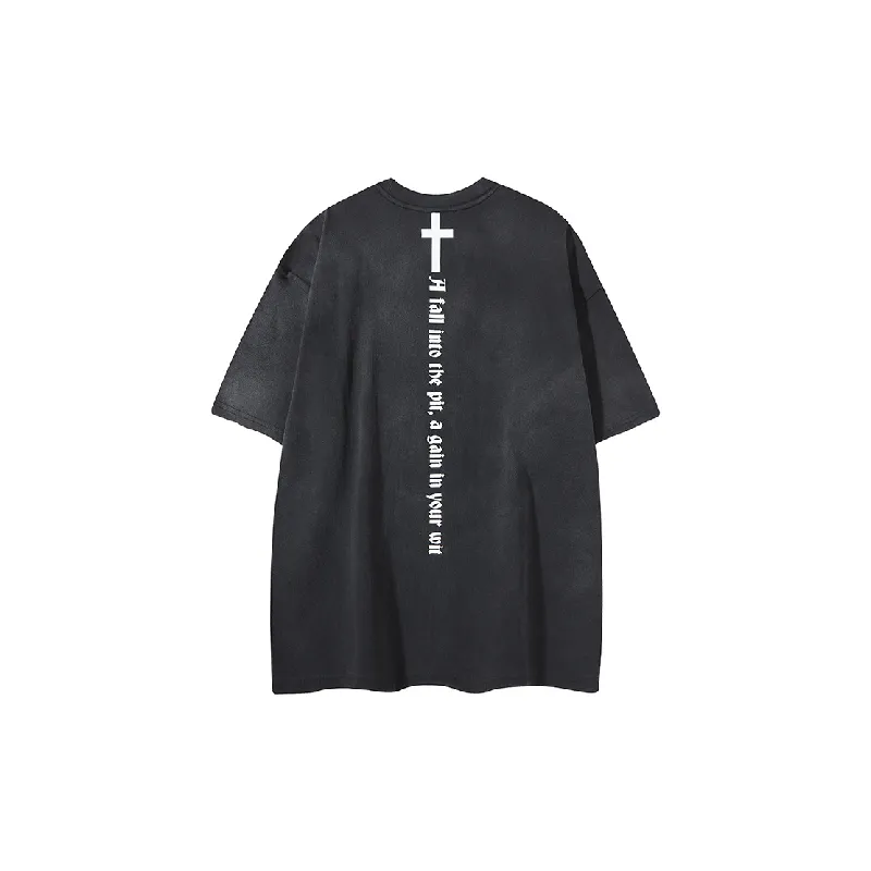 Trendy Print Cotton Blended Fabric T Shirt Unisex-1