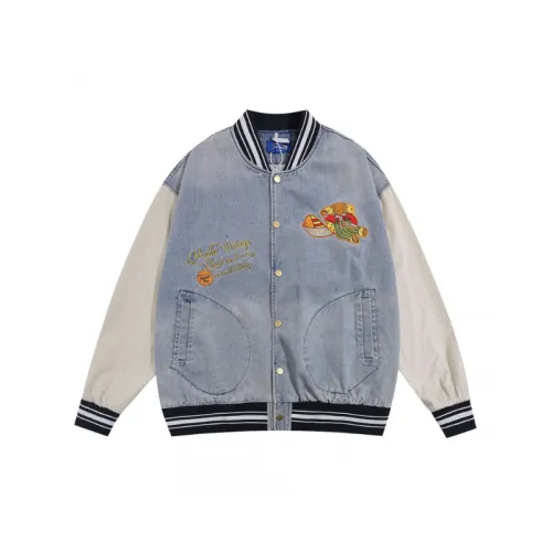 Cute Embroidery Funky Denim Jacket