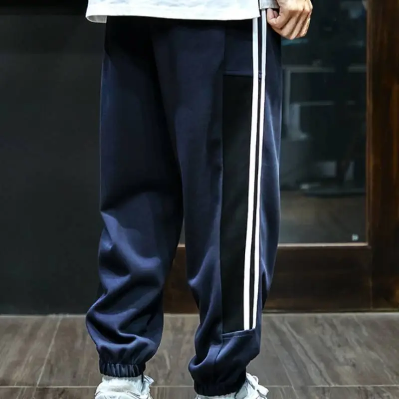 Fashion Loose Casual Knit Sweatpants-1