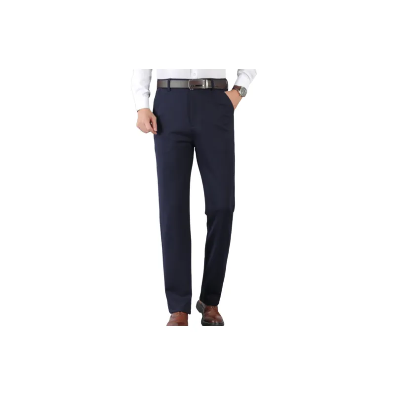 Casual Basics Blended Synthetic Fabrics Suit Trousers-0