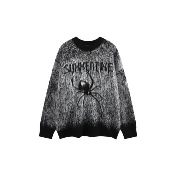 New Design Lazy Blend Woven Gradient Spider Seahorse Hair Sweate
