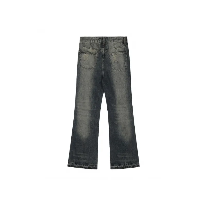 Casual Straight Leg Jeans-3