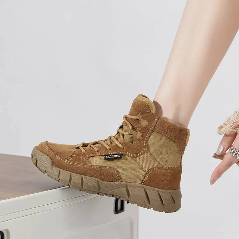 Cool Colorblock Outdoor Boots-2