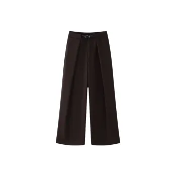 Simple Basics Polyester Casual Pants Women
