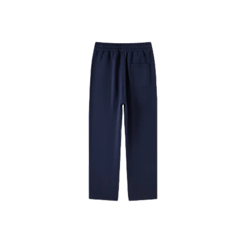 Casual Plain Fleece Sports Pants-3