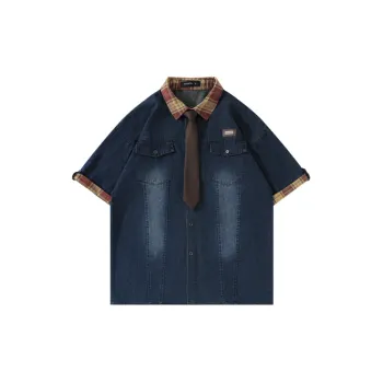 Retro Washed Denim Shirt