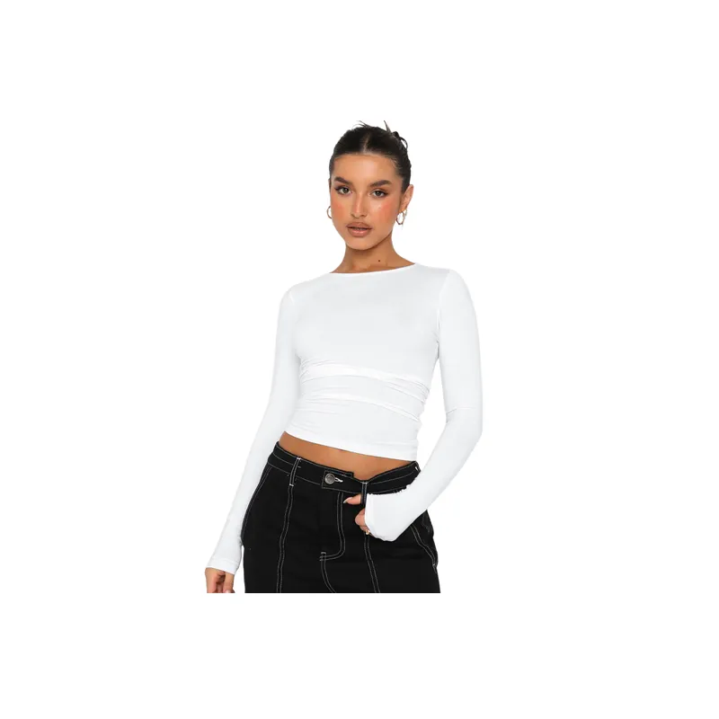 Fashionable Basics Polyester T Shirt-8