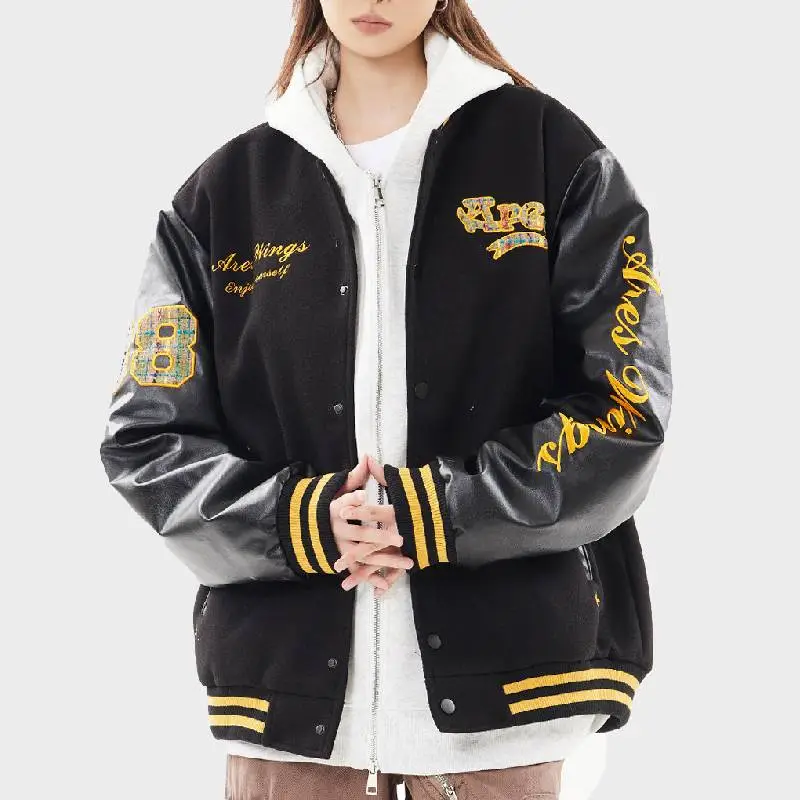 Retro Embroidered Baseball Jersey-6