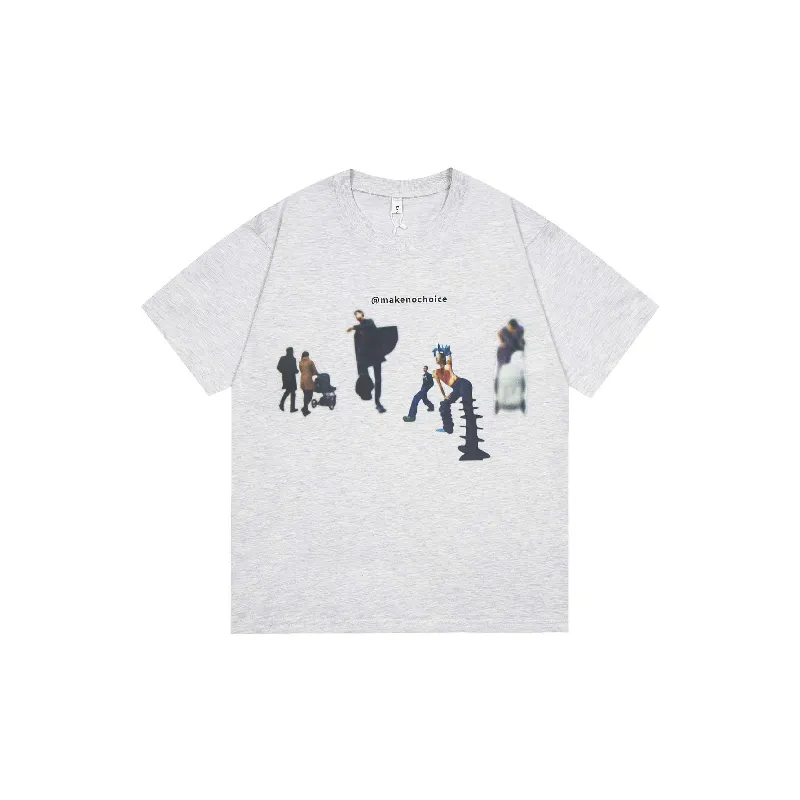 Simple Loose 100% Cotton T Shirt-6