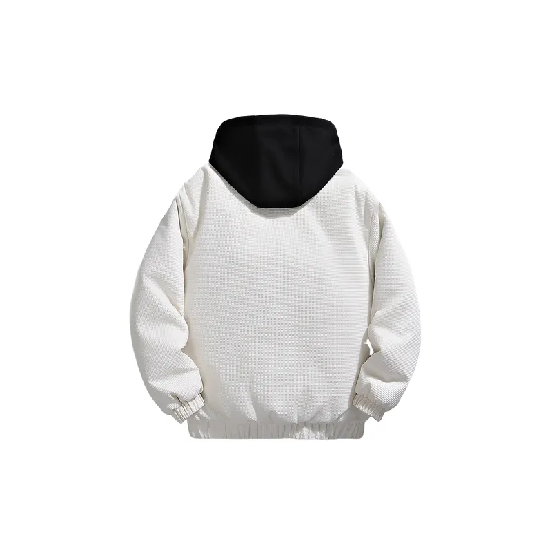 Retro Warming Polyester Jacket-3