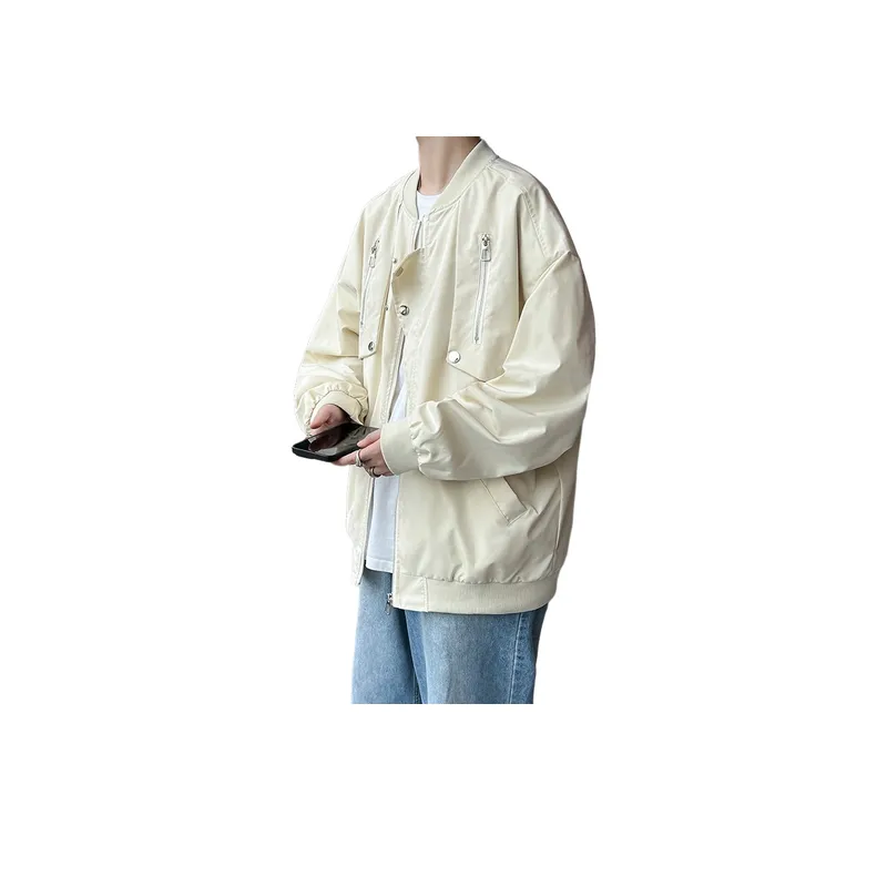 Trendy Functional Pilot Baseball Jacket-4