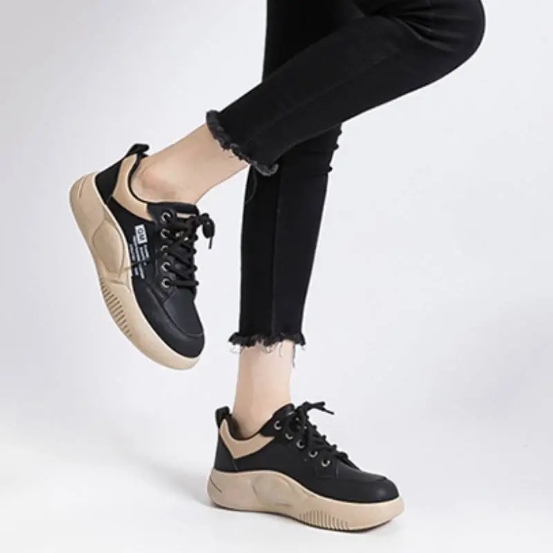 Basics Simple Platform Shoes-7