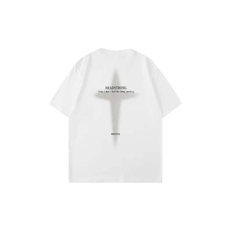 Fashionable Loose 100% Cotton T Shirt-1