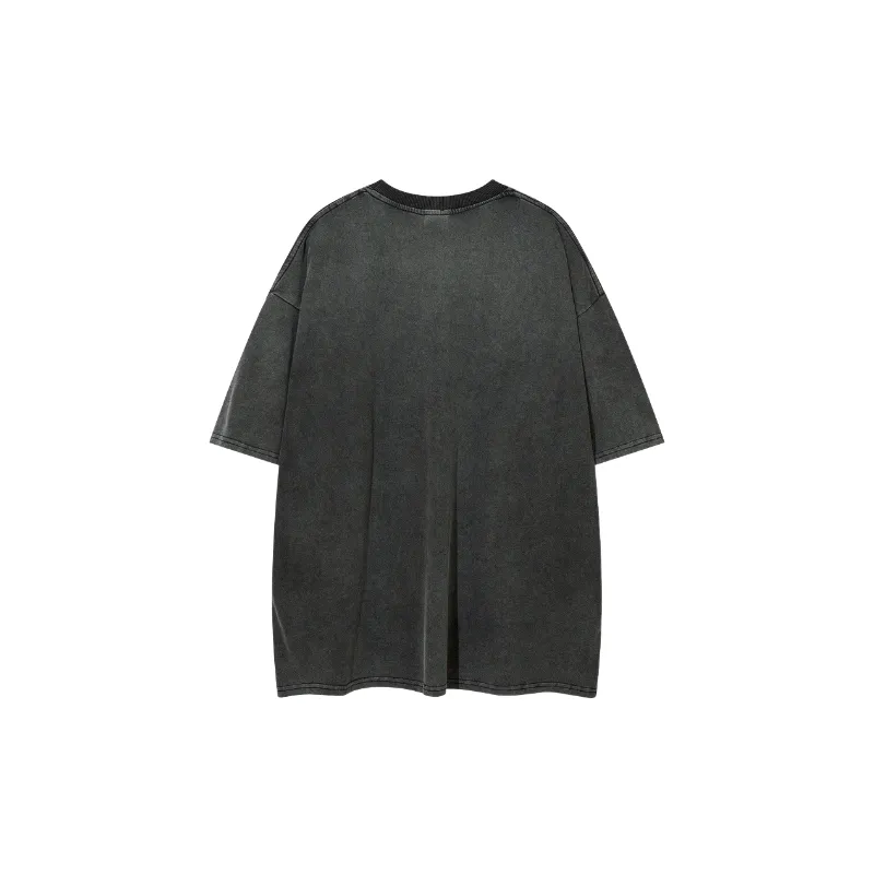 Loose Star Cotton T Shirt-1