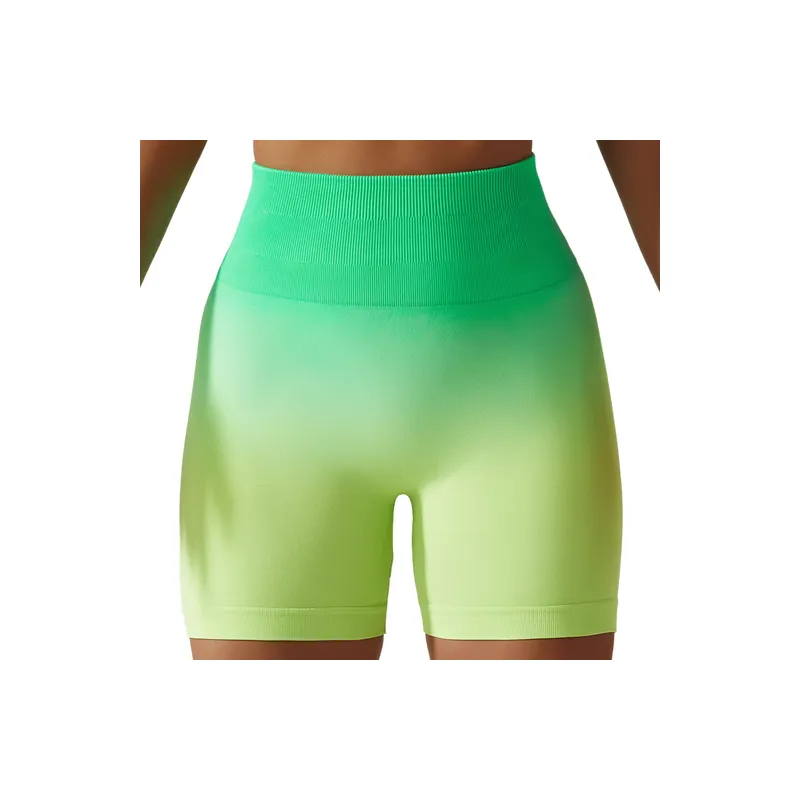 Casual Breathable Nylon Spandex Blend Sports Shorts Women-0